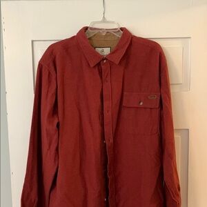 Red Button-Up Shirt
